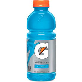 Gatorade® G-Series Perform 02 Thirst Quencher Cool Blue 20 oz Bottle 24/Carton 052000324815