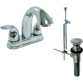 Dominion Faucets Lavatory Faucet w/ Pop Up & Low Arc Spout 1.2 GPM Chrome 77-4305