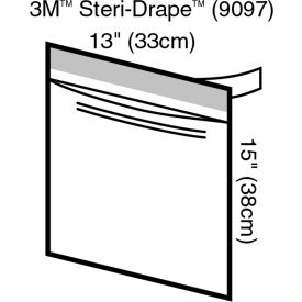 3M™ Steri-Drape Instrument Pouch Large Clear Plastic 13