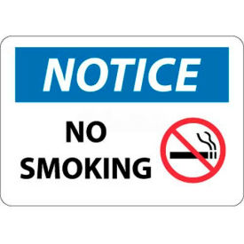 NMC N314RB OSHA Sign Notice No Smoking 10