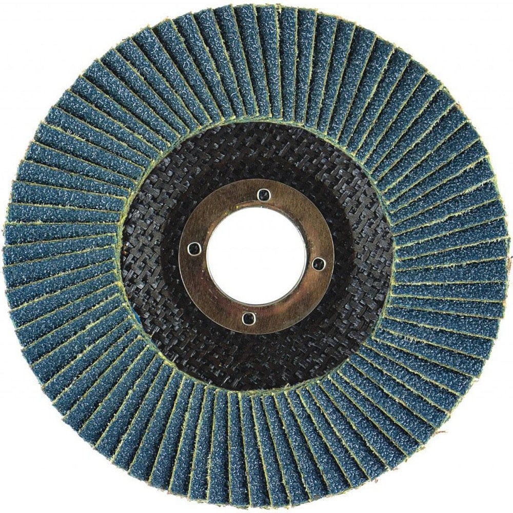 Flap Discs, Disc Diameter: 4-1/2 , Center Hole Size: 7/8 , Flap Disc Type: Type 29 , Grit: 40 , Grade: Coarse  MPN:1067353