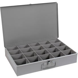 Durham Steel Scoop Compartment Box 111-95 - 20 Compartments 18 x 12 x 3 - Pkg Qty 4 111-95