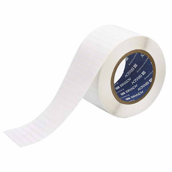 Label Maker Label: White, Polyester, 1-1/4