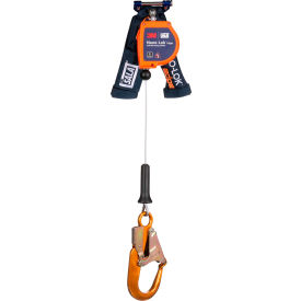 3M DBI-SALA Nano-Lok Edge Self-Retracting Lifeline Galvanized Cable & Aluminum Rebar Hook 8'L 3500294