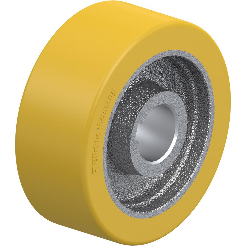 Caster Wheels, Wheel Type: Rigid, Swivel , Load Capacity: 880 , Bearing Type: Hub Keyway , Wheel Core Material: Cast Iron , Wheel Material: Polyurethane  MPN:459776