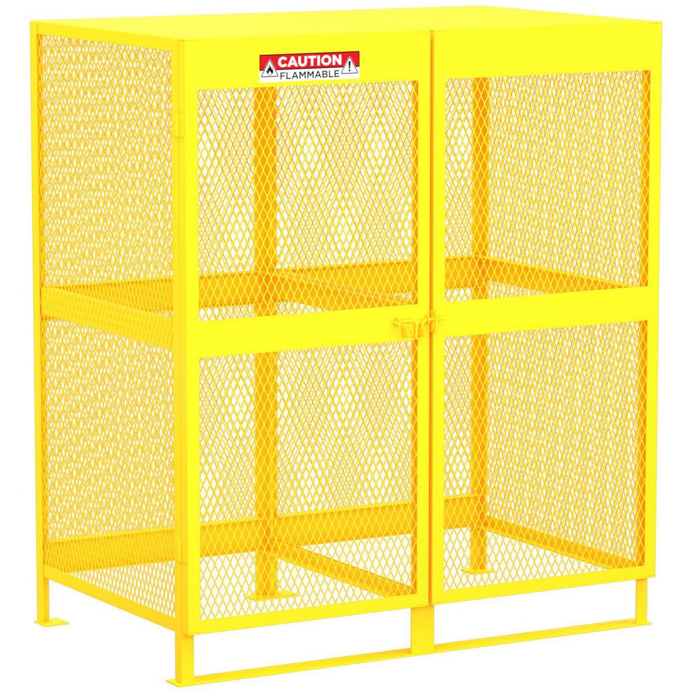 Gas Cylinder Carts, Racks, Stands & Holders, Gas Cylinder Rack Type: Gas Cylinder Storage Cabinet , Fits Cylinder Diameter: 9 , Number Of Cylinders: 20  MPN:F89044