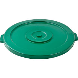 GoVets™ Plastic Trash Can Lid - 44 Gallon Green 463GN240