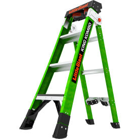 Little Giant® King Kombo Industrial Combination Ladder 4' Type IAA 3 Step 375 lb. Capacity 13470-071