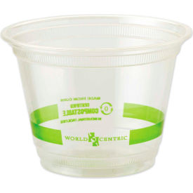 World Centric Clear Cold Cups 9 oz Clear 1000/Carton CPCS9Q