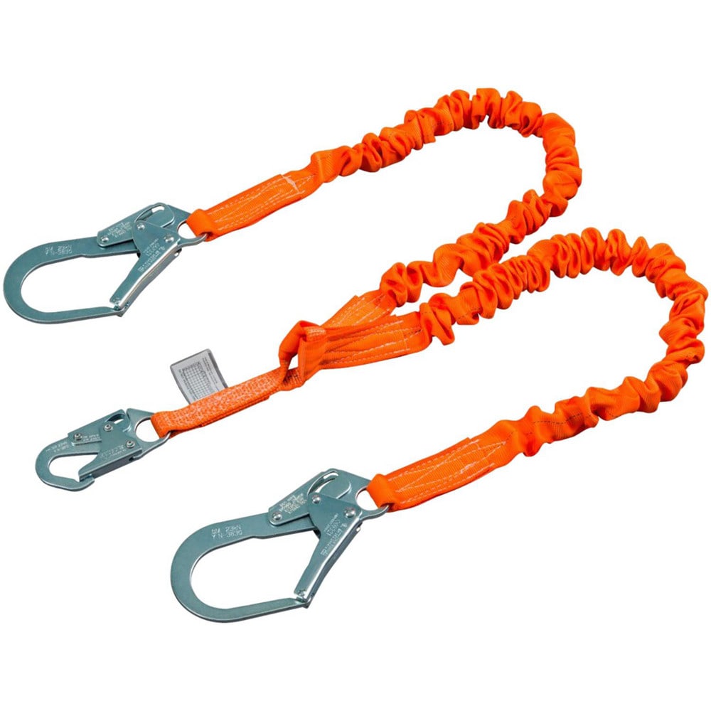 Lanyards & Lifelines, Load Capacity: 400lb , Type: Stretch Tubular Built-In Shock-Absorbing Lanyard , Construction Type: Webbing , Harness Type: Fall Arrest  MPN:T5122SS-Z7/6FTA