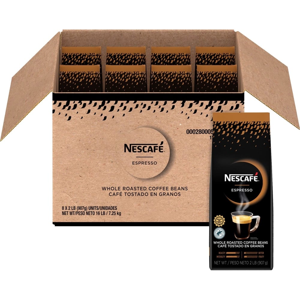 Nescafe Whole Bean Espresso Coffee - 32 oz - 1 Each (Min Order Qty 2) MPN:59095