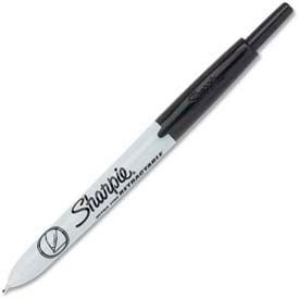 Sharpie® Retractable Permanent Marker Ultra Fine Black Ink Dozen 1735790