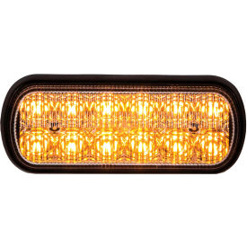 Buyers LED Rectangular Amber Strobe Light 10-30 VDC - 12 LEDs - 8891600 8891600