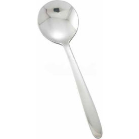 Winco 0019-04 Flute Bouillon Spoon 12/Pack 0019-04