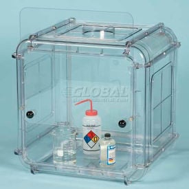 Bel-Art Clear View Polycarbonate Fume Hood 500201010 Single Exhaust 25-7/8