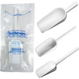 SP Bel-Art Sterileware Double Bagged Sterile Sampling Scoops 60ml (2oz) White 10/PK 369021010