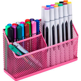 LockerMate It's Academic Magnetic Pencil Holder Pink 5045-PNK