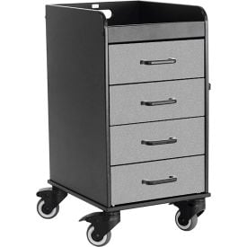 TrippNT Compact Cart w/ Silver Drawers 14-3/8