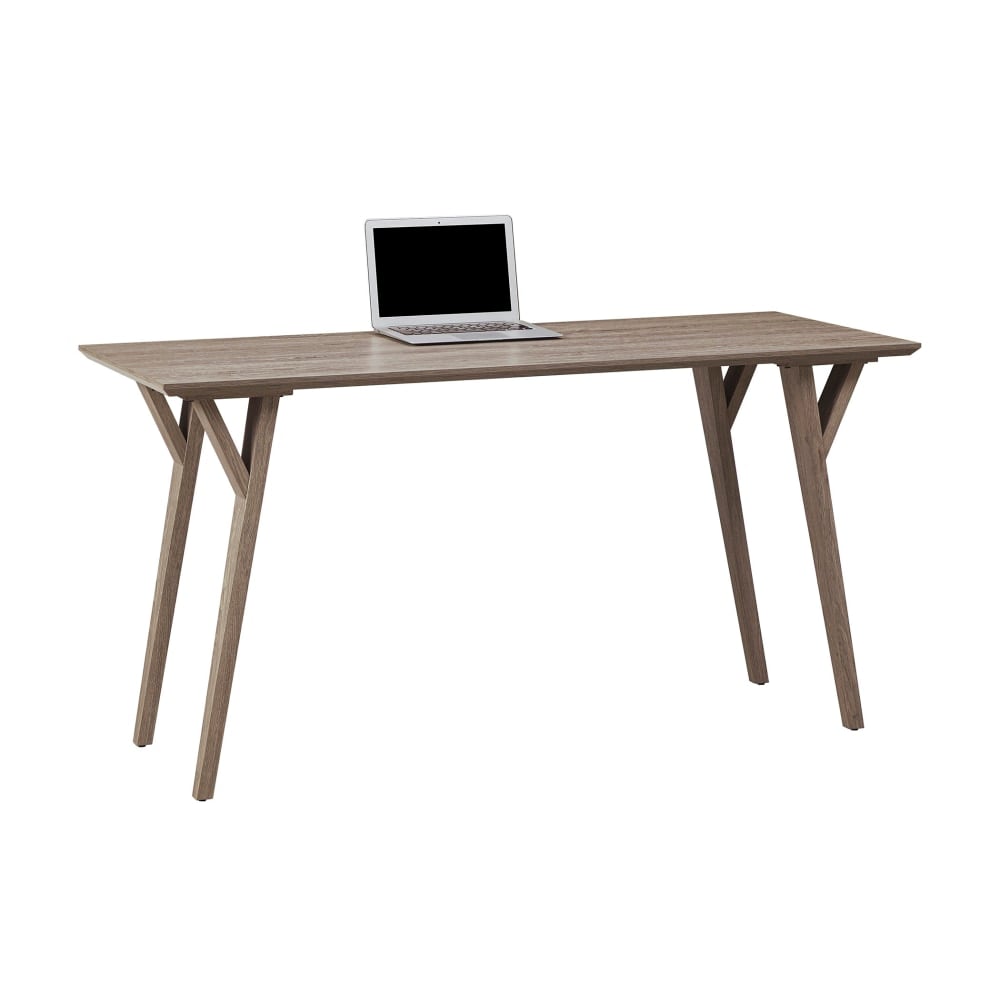 Realspace Trezza 60inW Writing Desk, Light Oak MPN:GLK20220801