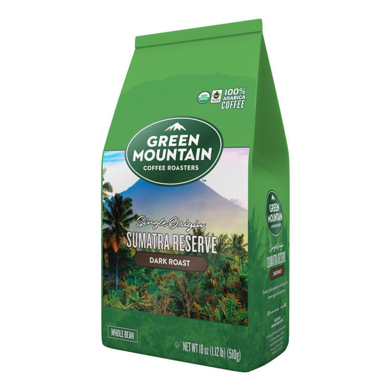 Green Mountain Coffee Whole Bean Coffee, Sumatra, 18 Oz Per Bag (Min Order Qty 5) MPN:5000202455