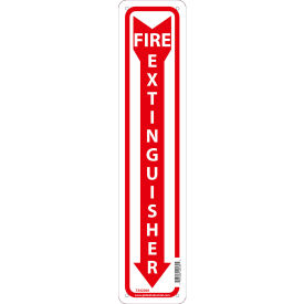 GoVets™ Fire Extinguisher Sign 18x4 Aluminum 220A724