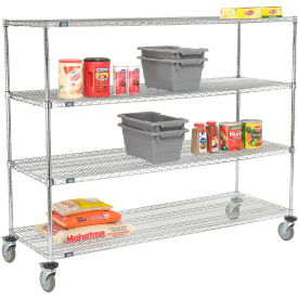 Nexel® 4 Shelf Truck Chrome 72