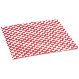 Bagcraft Papercon® Grease-Resistant Paper Wrap/Liners 12 x 12 Red Check BGC 057700