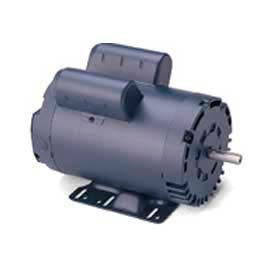 Leeson Motors Single Phase General Purpose Motor 2HP 1740RPM 56H DP Manual Rigid E116704.00