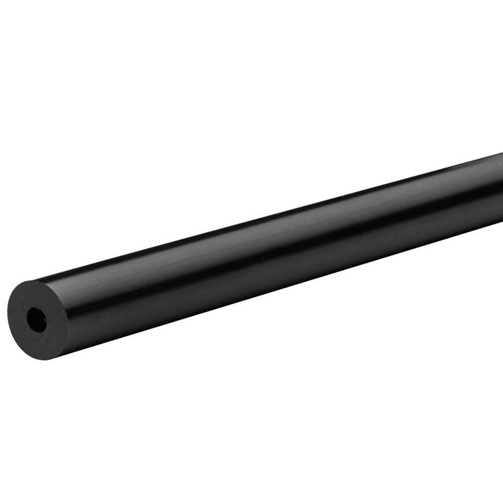 Plastic Tubes, Material: ABS , Performance Properties: Impact-Resistant , Wall Thickness: 0.25in , Overall Length: 6ft , Color: Black  MPN:BULK-PT-ABS-9