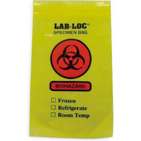 Reclosable 3-Wall Specimen Transfer Bag (Biohazard) 6