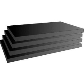 Slatwall Black Shelves 3/4