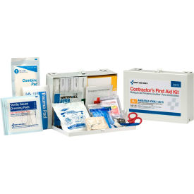 First Aid Only™ 90670 25 Person Contractor First Aid Kit ANSI Compliant Class A Metal Case 90670