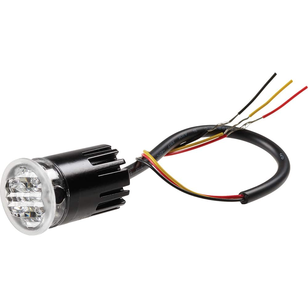 Emergency Light Assemblies, Light Assembly Type: Warning , Voltage: 12 V , Overall Diameter: 1.42in , Overall Width: 1.54in , Overall Length: 1.54in  MPN:416300-A