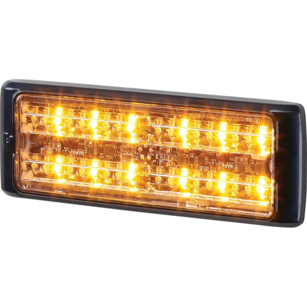 Emergency Light Assemblies, Light Assembly Type: Warning , Voltage: 12 to 24 V dc, 12-24 V dc , Mount Type: Surface , Overall Width: 0.4in  MPN:MPS121U-A