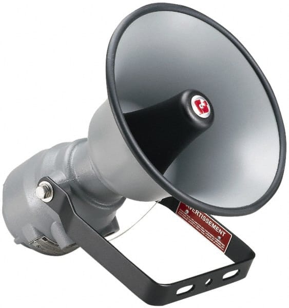 15 Max Watt, 13.1 Inch Diameter, Round Aluminum Explosion Proof Horn and Speaker MPN:AM300X
