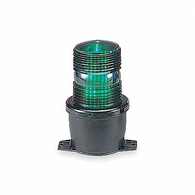 Low Profile Warning Light LED Green 24V MPN:LP3TL-024G