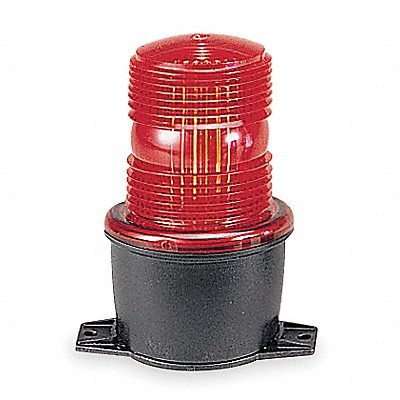 Low Profile Warning Light LED Red 120VAC MPN:LP3TL-120R