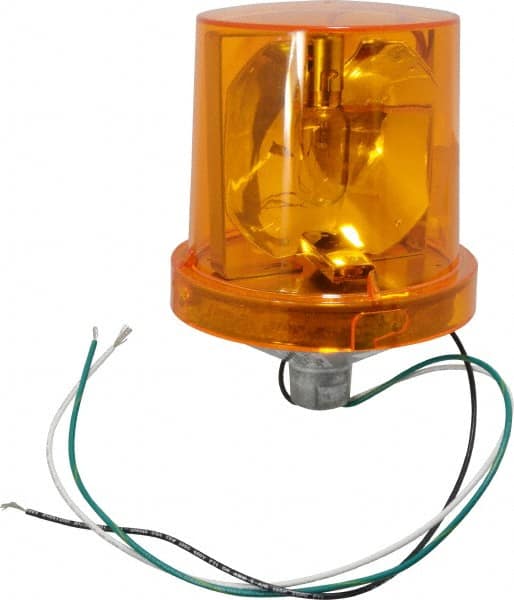 4X NEMA Rated, 120 VAC, 0.22 Amp, 25 Watt, Rotating Beacon Incandescent Light MPN:225-120A