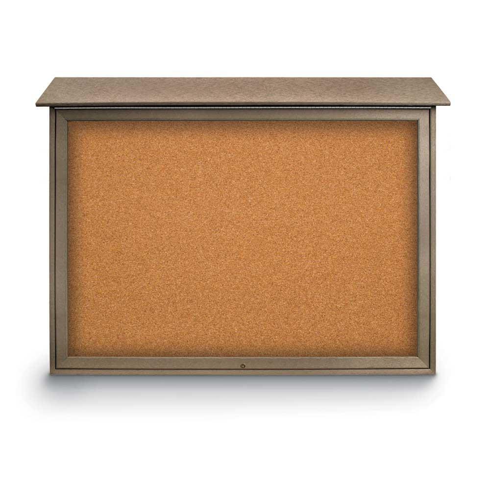 Enclosed Cork Bulletin Board: 52