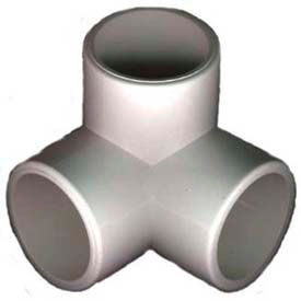 Schedule 40 Pvc 3way L Fitting 1/2