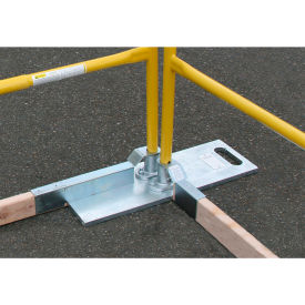 Guardian Toe-Board Attachment Galvanized Steel For Use With Baseplate 25