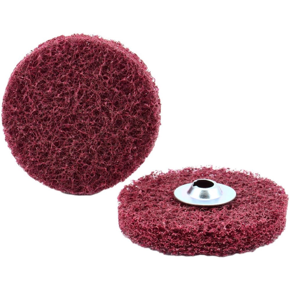 Quick Change Discs, Disc Diameter: 2 , Abrasive Type: Non-Woven , Abrasive Material: Aluminum Oxide , Grade: Very Fine , Quick Change Compatibility: Type S  MPN:53345