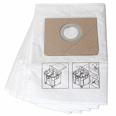 Vacuum Bag Paper 1-Ply 11-13/16 H PK5 MPN:31345251010