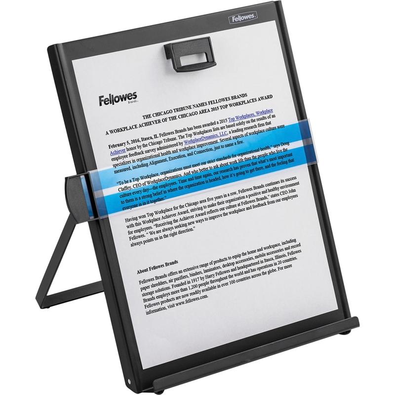 Fellowes Kopy-Aid Metal Copyholder, Black (Min Order Qty 2) MPN:11053