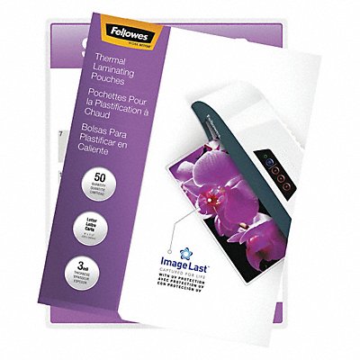 Laminating Pouches w/UV 3mil 11.5x9 PK50 MPN:52225