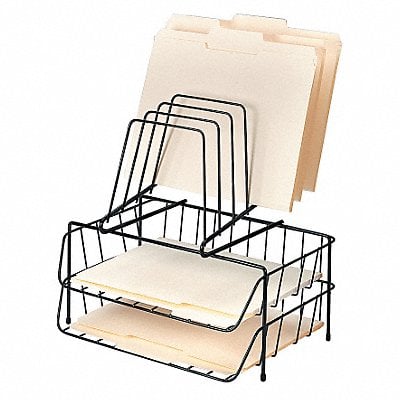 Letter Tray/File Holder Black 8 Comp MPN:72391