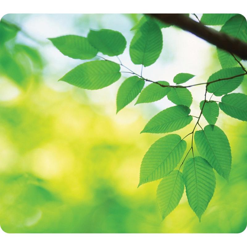 Fellowes Mouse Pad, 95% Recycled, Leaves (Min Order Qty 5) MPN:5903801
