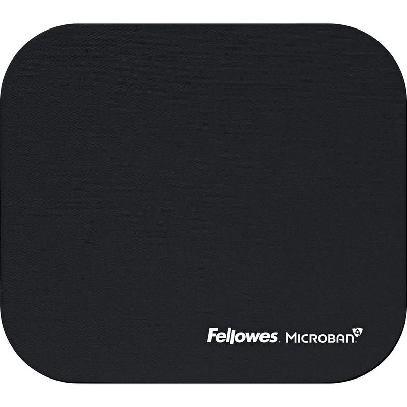 Fellowes Microban Ultra-Thin Mouse Pad, 0.13inH x 9inW x 8inD, Black (Min Order Qty 10) MPN:FEL5933901