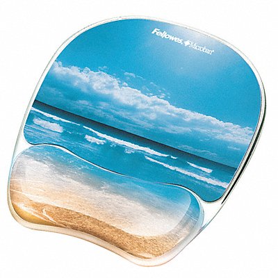 Mousepad w/Wrist Support Sandy Beach MPN:9179301