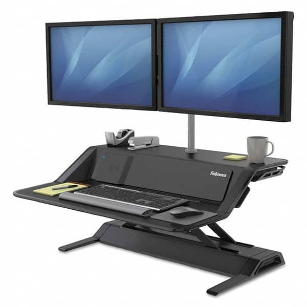 LOTUS DX SIT-STAND WORKSTATION 32 3/4 X 24 1/4 X 22 1/2 BLACK MPN:FEL8080301